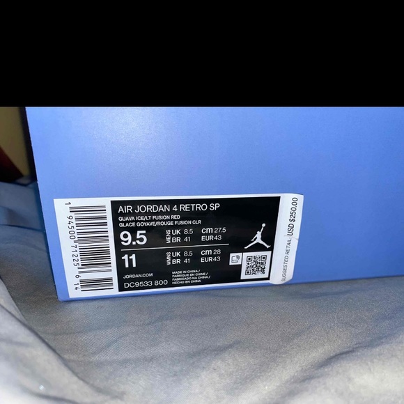 Jordan 4 Retro Union Ice Authentic